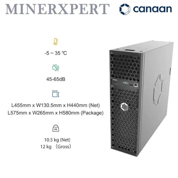 Canaan Avalon Q 90TH/s BTC Miner 18.6J/TH 1674W ASIC Miner
